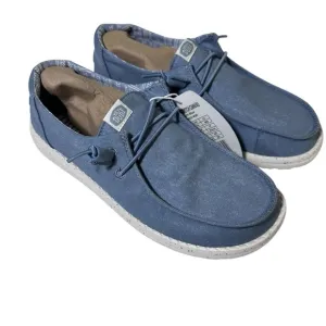 Hey Dude NWT Wendy stretch canvas shoes light blue women’s 9