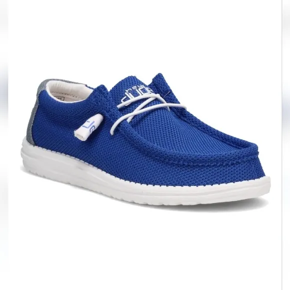 Hey Dude Wally Mens Sox Go Blue Shoes