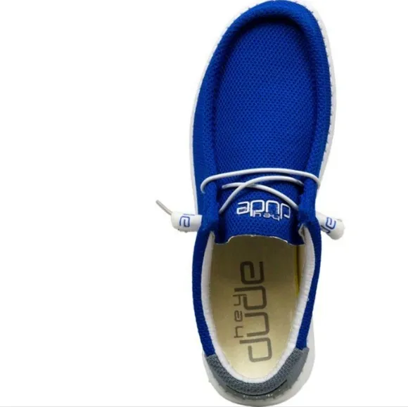 Hey Dude Wally Mens Sox Go Blue Shoes