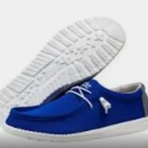 Hey Dude Wally Mens Sox Go Blue Shoes