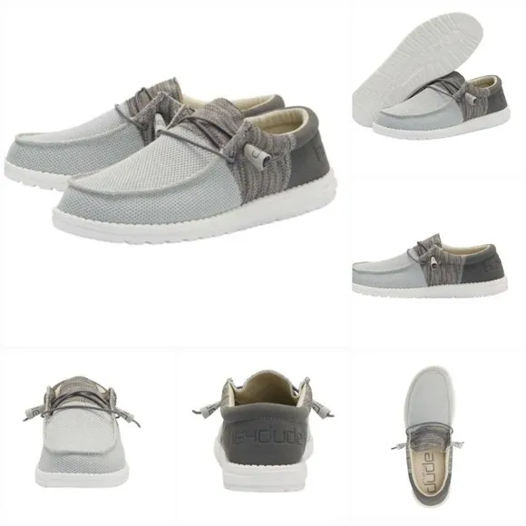 HEY DUDE 'WALLY SOX' MOCCASIN SHOE ADULT SIZE 9