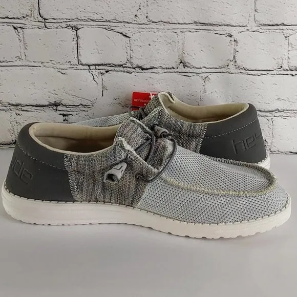 HEY DUDE 'WALLY SOX' MOCCASIN SHOE ADULT SIZE 9