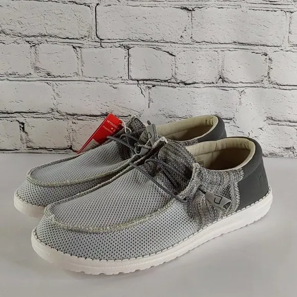 HEY DUDE 'WALLY SOX' MOCCASIN SHOE ADULT SIZE 9