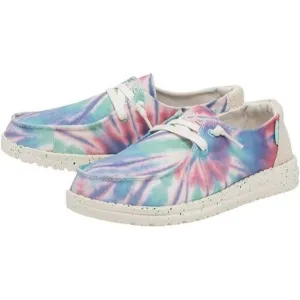Hey Dude Wendy  Slip On Rose Candy Tie Dye Women US 7 EU  38  New With Tag