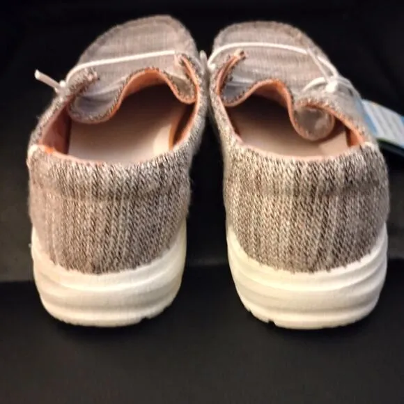 Hey Dude Wendy Youth Stretch Peach Bud Shoes