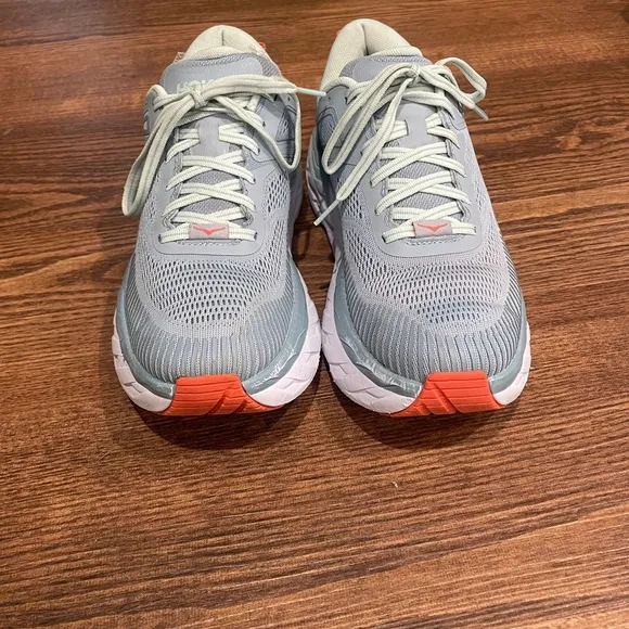 Hoka One One Bondi 7 Fog Blue Glass Women’s Running Shoes Size 8.5