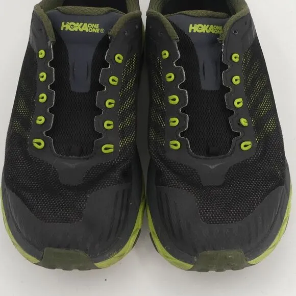 Hoka One One Challenger ATR 5 Running Shoes Black Lime Green‎ Men's 9.5