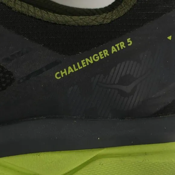 Hoka One One Challenger ATR 5 Running Shoes Black Lime Green‎ Men's 9.5
