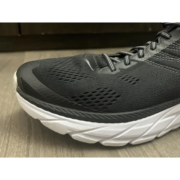 Hoka One One Clifton 6 Men's Running Shoes Size US 11.5 Black Athletic Sneakers