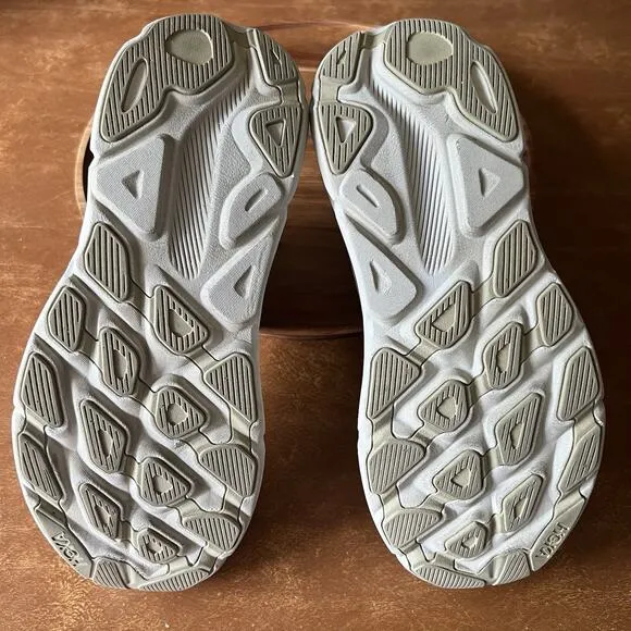 Hoka One One Clifton 9 1127895 Beige Road Running Shoes Sneakers Men's 9D