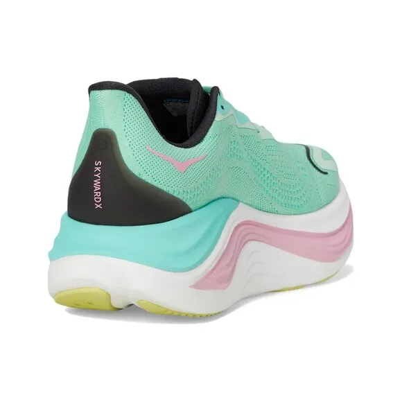 Hoka Shoes Skyward X Mint Flourite Lace Up Sneakers