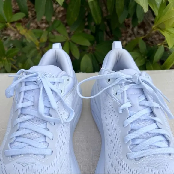HOKA Women’s Bondi 8 White Sneakers Shoes