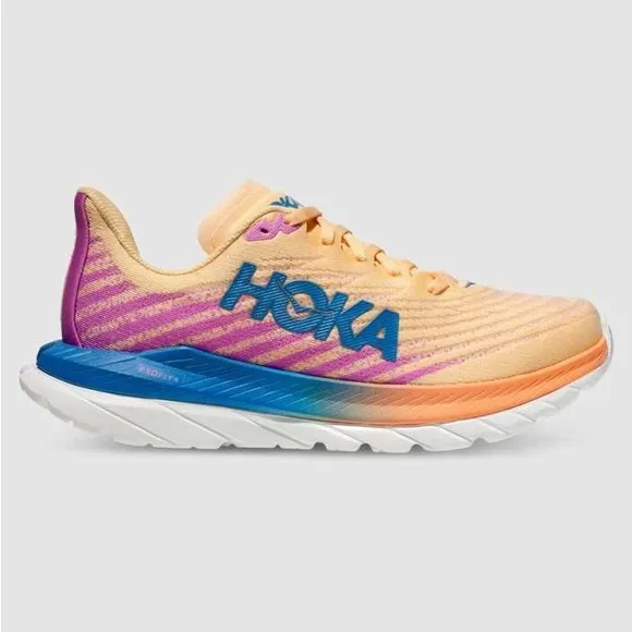Hoka Women's Mach 5 Running Shoes - Impala/Cyclamen size 9