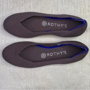💫HP‼️💫 NWOT Rothy’s Round Toe Loafers in Gray w/ Royal Blue Piping, Size 7.5