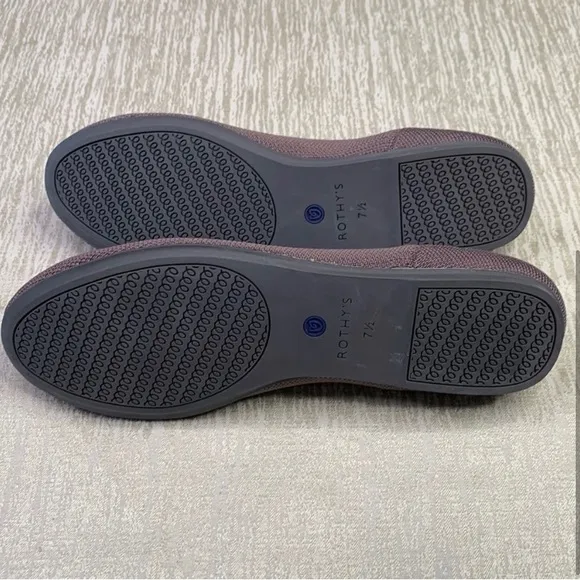 💫HP‼️💫 NWOT Rothy’s Round Toe Loafers in Gray w/ Royal Blue Piping, Size 7.5