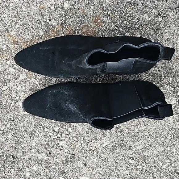 IRO YVETTE ANKLE BOTTIES WESTERN STYLE BLACK SUEDE SIZE 38 (US 8)