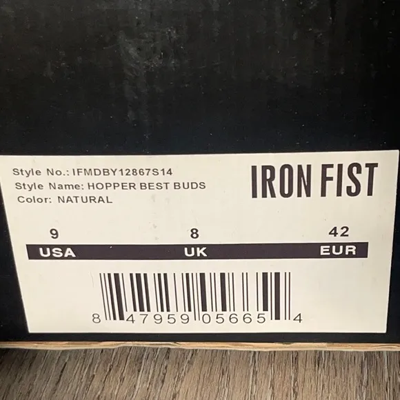 Iron Fist Best Buds Shoes Mens Size 9