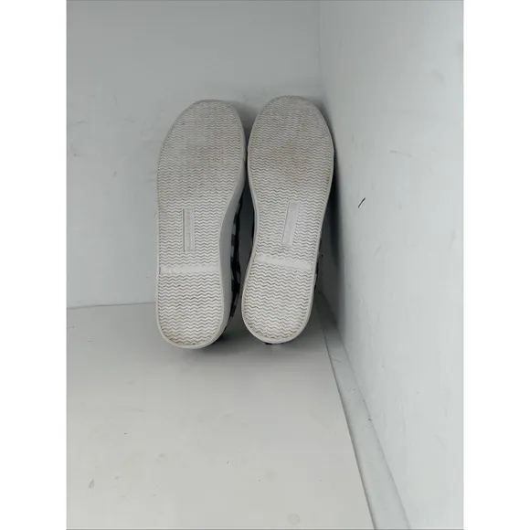 Isaac Mizrahi Gingham SLIP-ON UNISEX MEN Size 12 Navy
