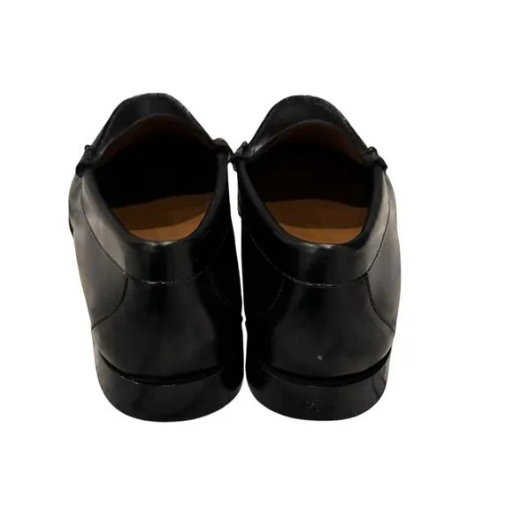 J. Crew Leather Upper Classic Penny Loafers Shoes Slip-On Black Size 12 NWOB