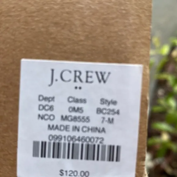 J. Crew Men's Navy and Green Sneakers NWT