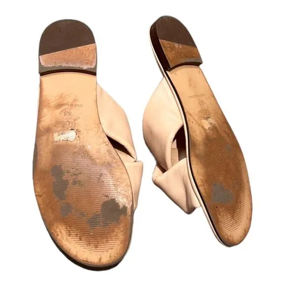 J. CREW Shoes Women's 8.5 Pink Sandal Menorca Padded Cross-Strap BE789 Open Toe