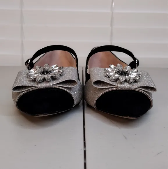 J. Crew Velvet Marina Holiday Jane With Jewels Embellished Flat Loafers Size 8.5