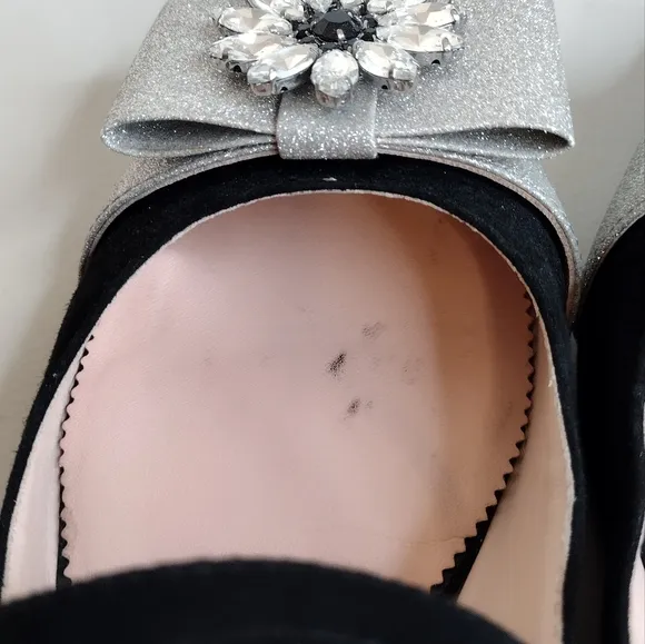 J. Crew Velvet Marina Holiday Jane With Jewels Embellished Flat Loafers Size 8.5