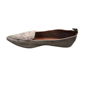 Jeffrey Campbell Women's Gray Suede Pointed Toe Flats Size 6