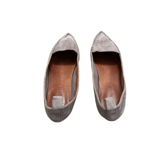Jeffrey Campbell Women's Gray Suede Pointed Toe Flats Size 6