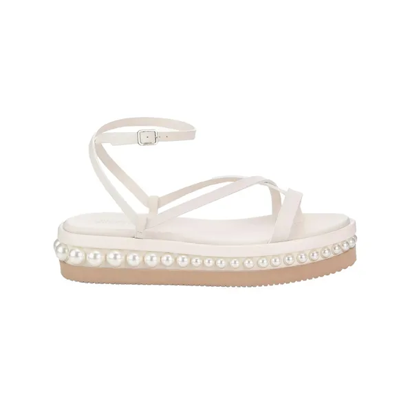 Jimmy Choo Women's Pine Platform Sandals white size 5.5-6