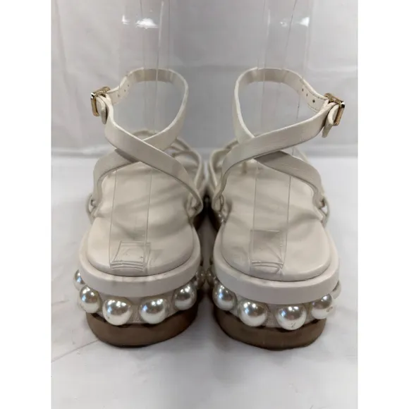 Jimmy Choo Women's Pine Platform Sandals white size 5.5-6