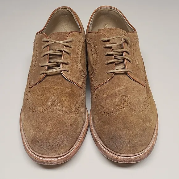 John A. Frye Suede Oxford Wingtips size 13