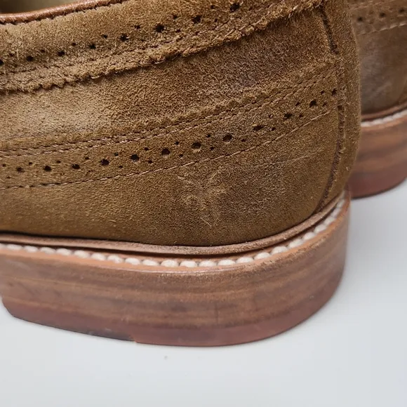 John A. Frye Suede Oxford Wingtips size 13