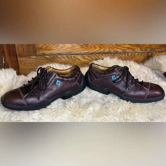 John Fluevog M8/W10 Future Angels Will Brown Leather LaceUp Oxford DISCONTINUED
