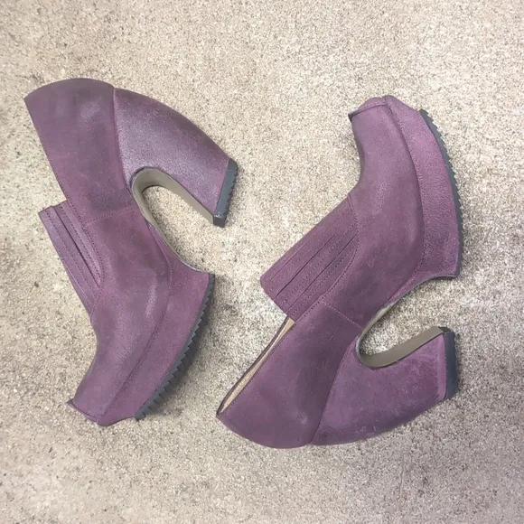 John Fluevog Purple Prepare Hi Steady Slip On Shoe 9
