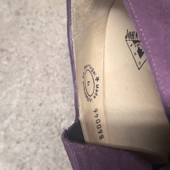 John Fluevog Purple Prepare Hi Steady Slip On Shoe 9