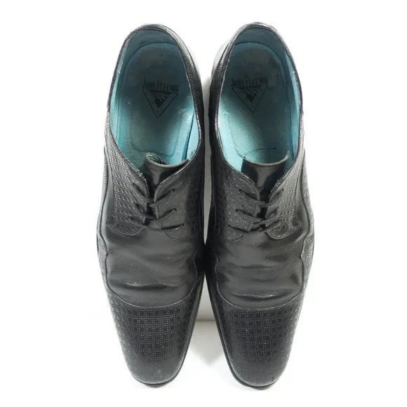John Fluevog Rusnak Leather Derby Shoes - Men's Size 8