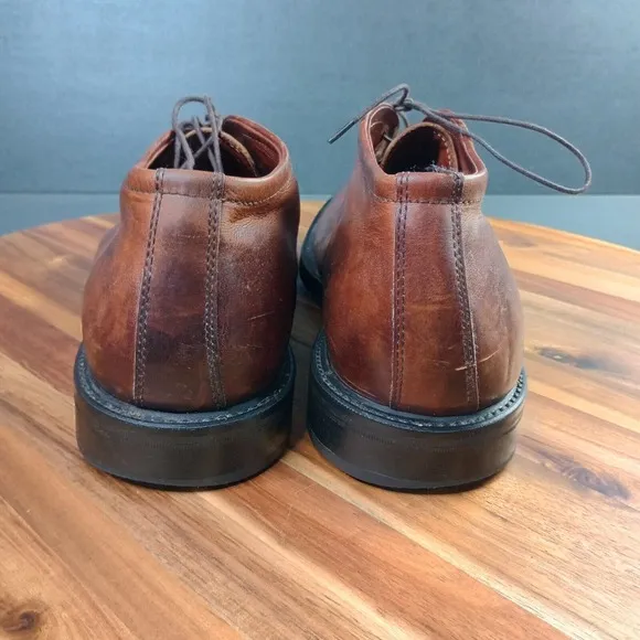 Johnston &amp; Murphy Italy Ankle Boots Dress Shoes Mens Size 12 Brown Leather