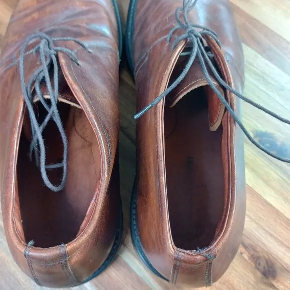 Johnston &amp; Murphy Italy Ankle Boots Dress Shoes Mens Size 12 Brown Leather