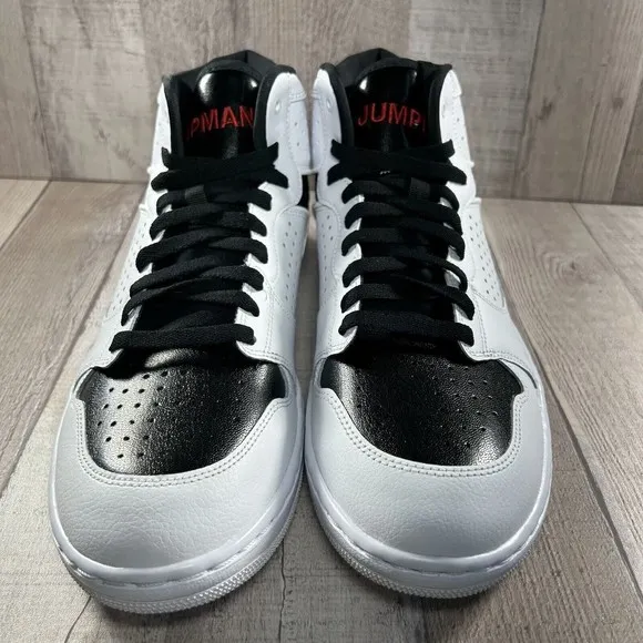 Jordan Access Men's Basketball Sneakers White Black Red Size 11.5 AR3762-101