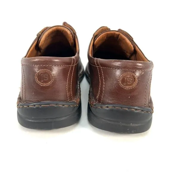 Josef Seibel Mens EU 43 US 10 Brown Leather Roma Marone Vigo Sneaker Shoes