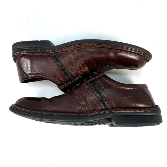 Josef Seibel Mens EU 43 US 10 Brown Leather Roma Marone Vigo Sneaker Shoes