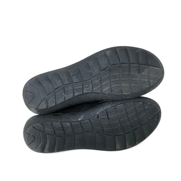 Jungla Shoes Mary Jane Womens 6.5 Black Leather Round Toe Flat Made in Spain