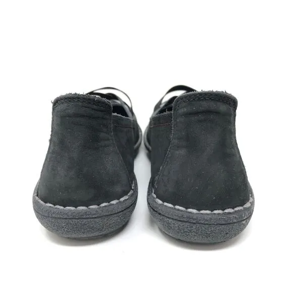 Jungla Shoes Mary Jane Womens 6.5 Black Leather Round Toe Flat Made in Spain