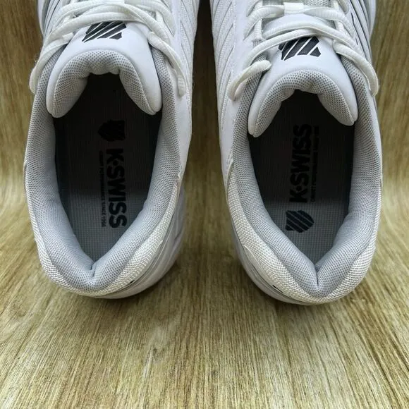 K-Swiss Bigshot Light 4 Men's Size‎ 12 Sneakers White Grey Tennis Shoes Sneakers