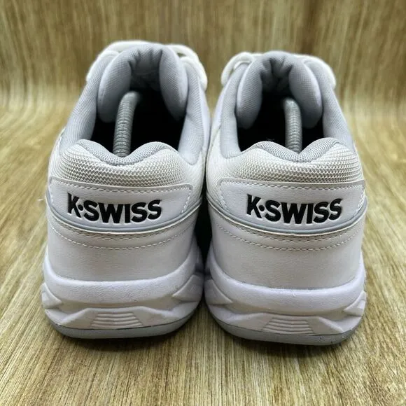 K-Swiss Bigshot Light 4 Men's Size‎ 12 Sneakers White Grey Tennis Shoes Sneakers