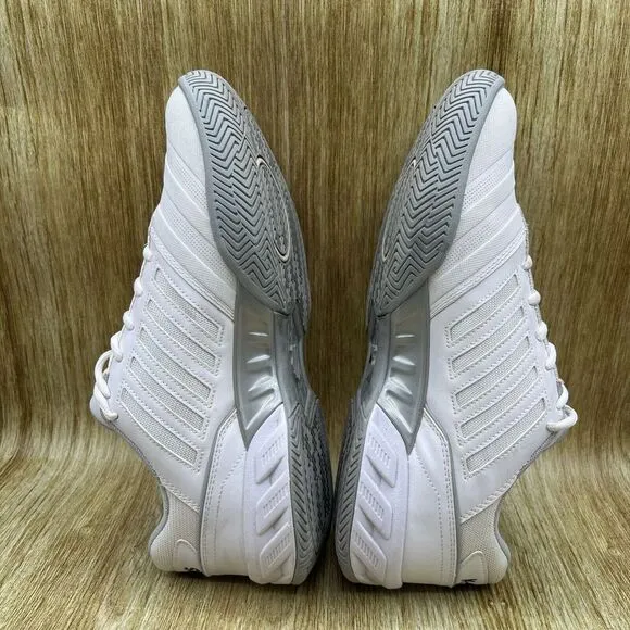 K-Swiss Bigshot Light 4 Men's Size‎ 12 Sneakers White Grey Tennis Shoes Sneakers