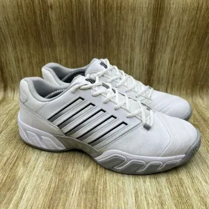 K-Swiss Bigshot Light 4 Men's Size‎ 12 Sneakers White Grey Tennis Shoes Sneakers