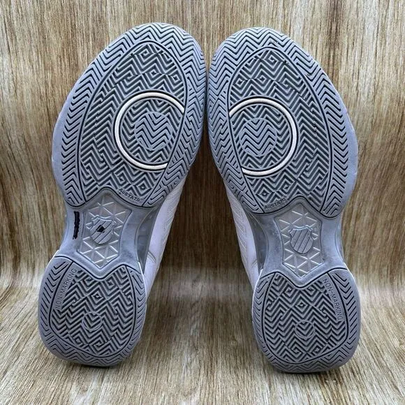 K-Swiss Bigshot Light 4 Men's Size‎ 12 Sneakers White Grey Tennis Shoes Sneakers