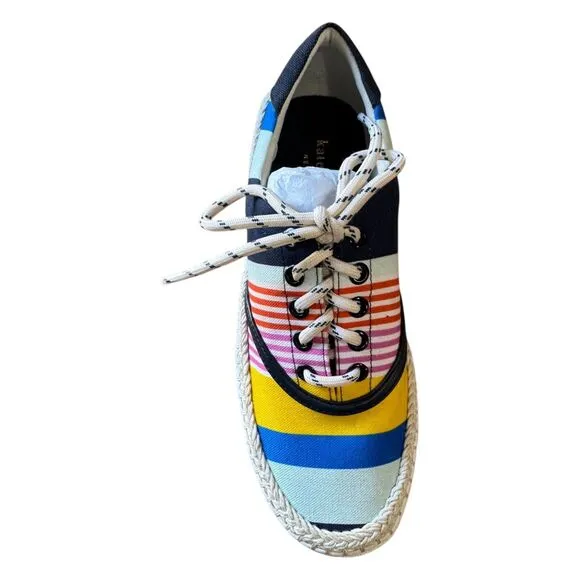 Kate Spade - Boat Party - Multi Bright Color Fabric Sneakers Women’s Size 5B